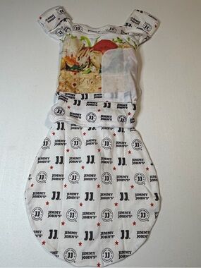 Swaddle Designs White Baby Swaddle Sack with Subtle Black Print (RARE)